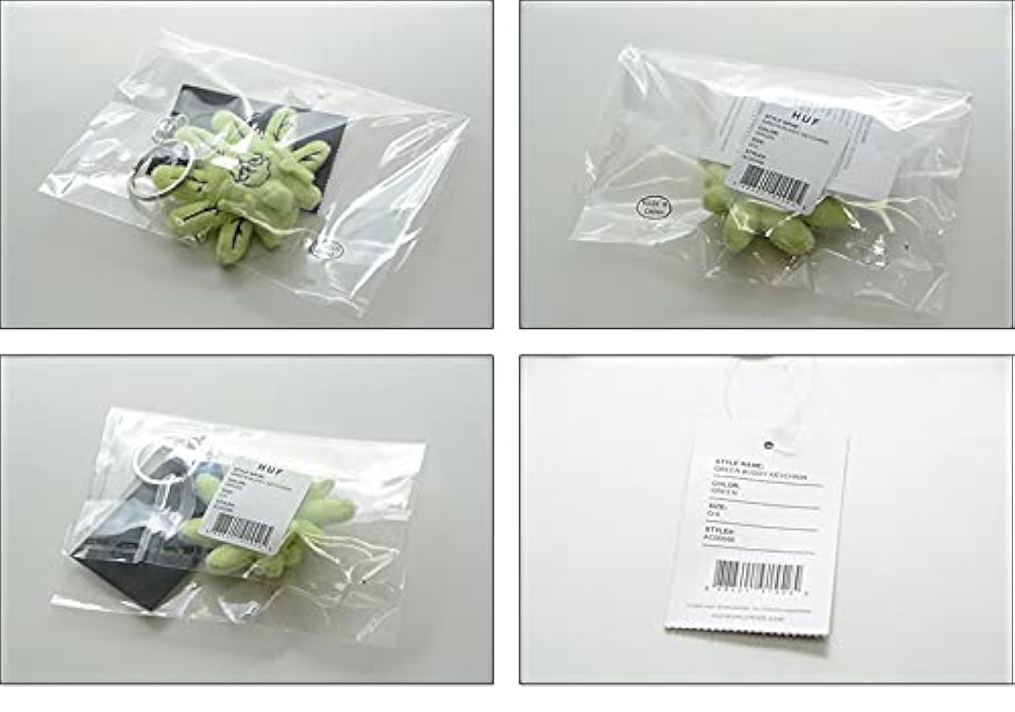 Huf 葉っぱデザイン キーホルダー